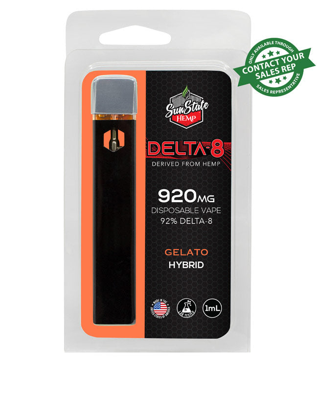 Delta 8 Hybrid Gelato 1ml 920mg Disposable